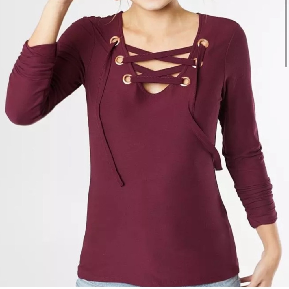 Daytrip lace up shirt